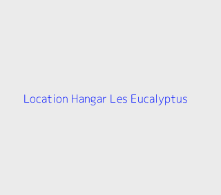 Location Hangar  Alger